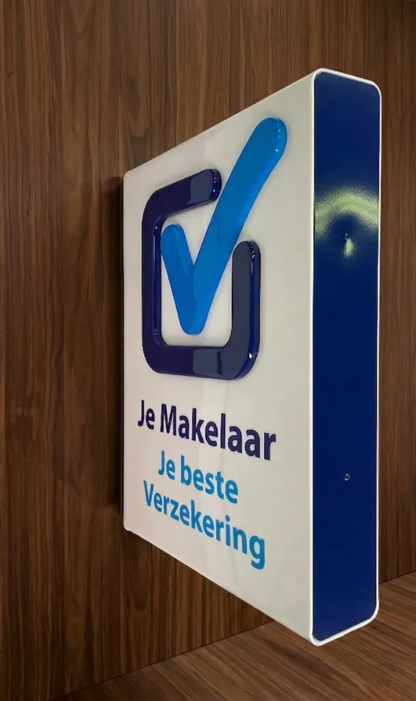Dubbelzijdige lichtreclame - Promo