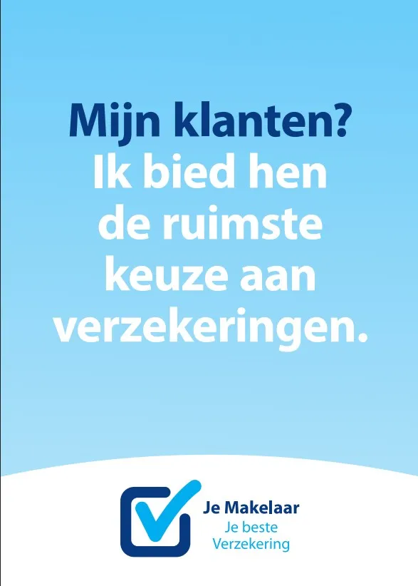 Affiche 'Le plus grand choix' (NL)