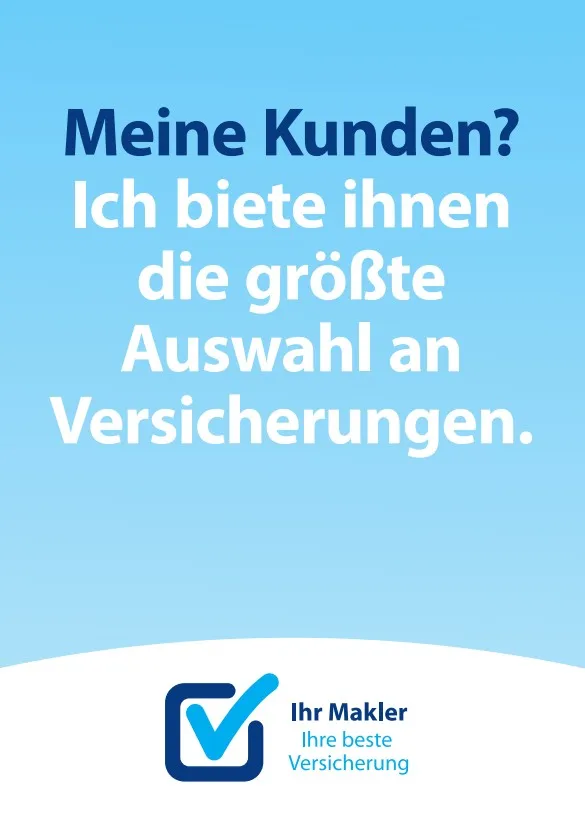 Poster 'De ruimste keuze'