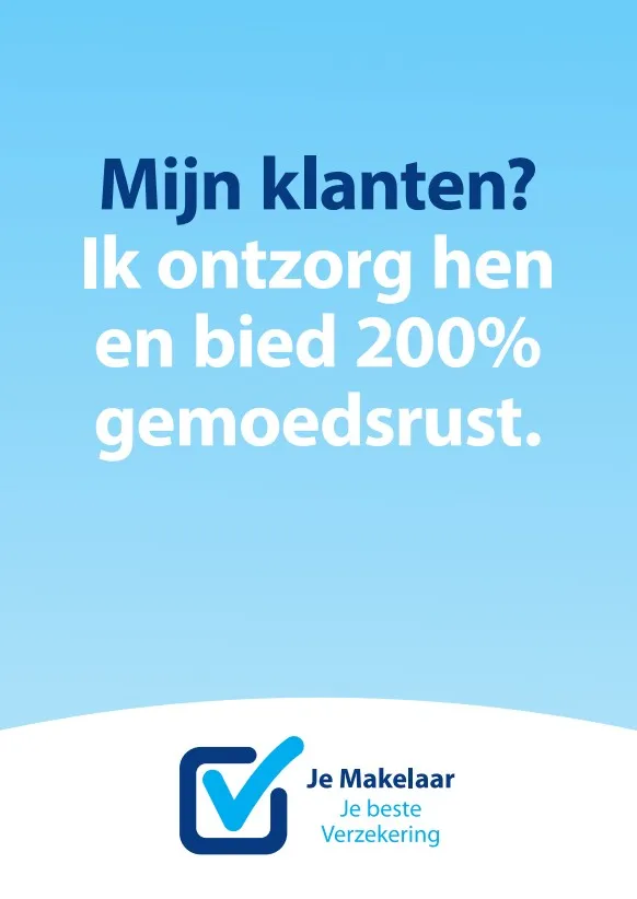 Affiche 'Simplifie la vie' (NL)